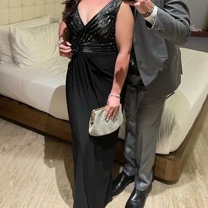 Formal Black Gown- Size 4